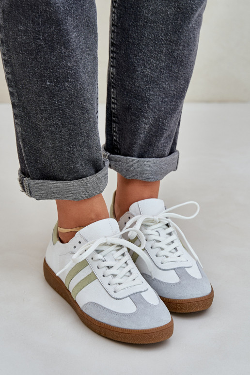 Zazoo N1068 Pealhk Sellel ondal Sneakers tüüpi jalanõud Pealiste omad valget värvi Zazoo N1068 Pealhk Sellel ondal Sneakers tüüpi jalanõud Pealiste omad valget värvi