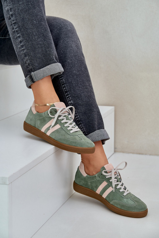 Zazoo N1068 seemisnakhsed Sellel ondal Sneakers tüüpi jalanõud Pealiste omad Rohelist värvi Zazoo N1068 seemisnakhsed Sellel ondal Sneakers tüüpi jalanõud Pealiste omad Rohelist värvi