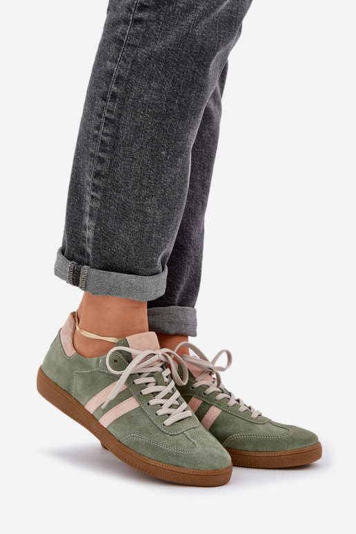 Zazoo N1068 seemisnakhsed Sellel ondal Sneakers tüüpi jalanõud Pealiste omad Rohelist värvi Zazoo N1068 seemisnakhsed Sellel ondal Sneakers tüüpi jalanõud Pealiste omad Rohelist värvi