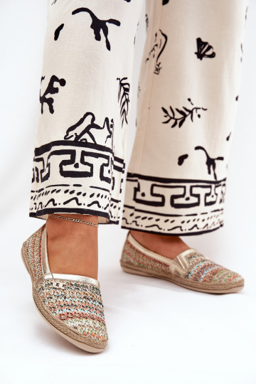 Elegantsest stiilis nahast espadrillid punumisega Zazoo 10178 erinevates värvides 2