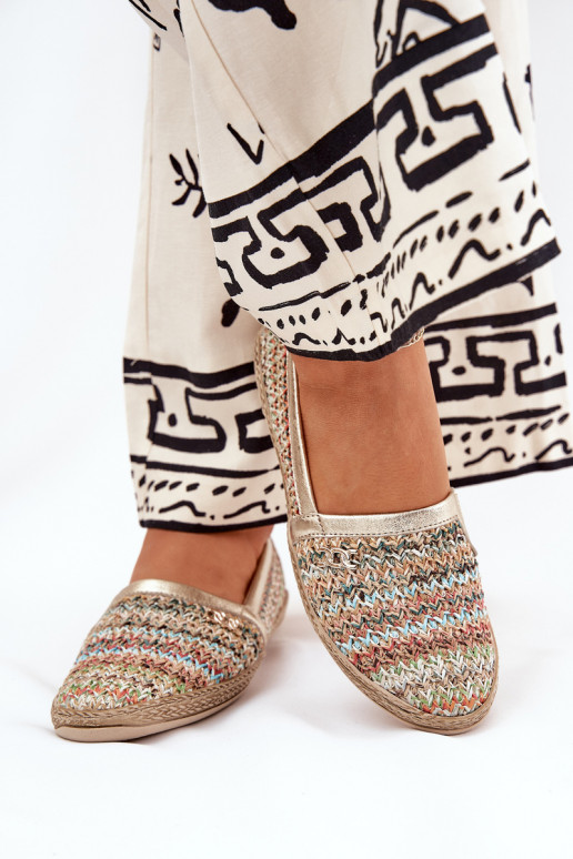 Elegantsed Espadrillid Koos punutisega Zazoo 10178 Mitmevärvilised
