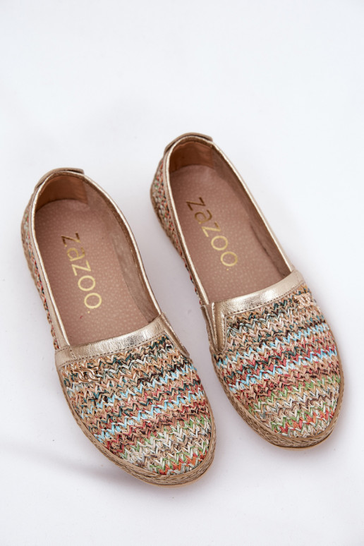 Elegantsed Espadrillid Koos punutisega Zazoo 10178 Mitmevärvilised