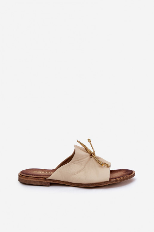 Zazoo 2659 Plätud naturaalsest nahast Pealiste omad beeži värvi Zazoo 2659 Plätud naturaalsest nahast Pealiste omad beeži värvi