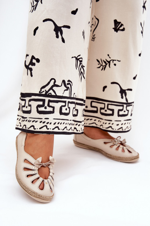 sileda tallaga BaleriinadPealturalnej Skóry Zazoo 10179 beeži värvi sileda tallaga BaleriinadPealturalnej Skóry Zazoo 10179 beeži värvi