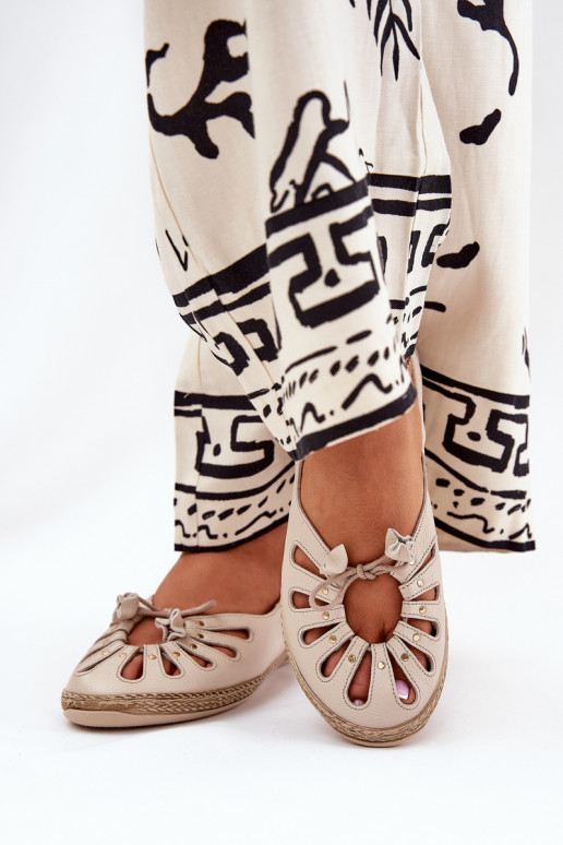 sileda tallaga BaleriinadPealturalnej Skóry Zazoo 10179 beeži värvi sileda tallaga BaleriinadPealturalnej Skóry Zazoo 10179 beeži värvi