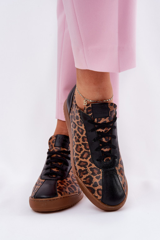 Pealhk spordijalatsid Pealiste omad leopardimustriga Laura Messi 2935 pruunid värvi Pealhk spordijalatsid Pealiste omad leopardimustriga Laura Messi 2935 pruunid värvi