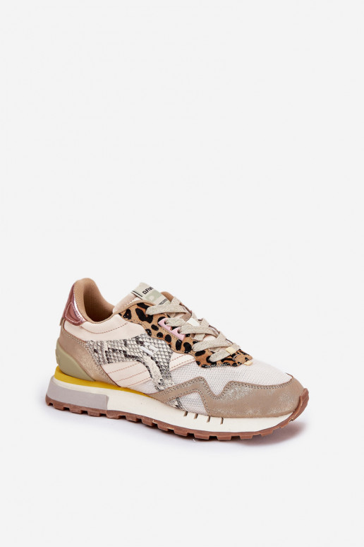 Sneakers tüüpi jalanõud spordijalatsid Pealiste omad D.Franklin DFSH378006 Kuldset värvi Sneakers tüüpi jalanõud spordijalatsid Pealiste omad D.Franklin DFSH378006 Kuldset värvi