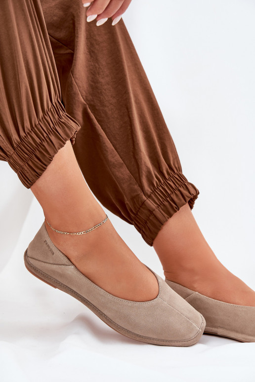 Seemisnahast baleriinad Pealiste omad Big Star RR274082 beeži värvi