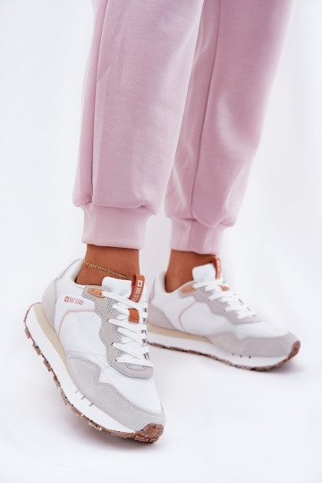 seemisnakhsed Valgus spordijalatsid Pealiste omad Big Star RR274235 HI-POLY SYSTEM beeži värvi 2