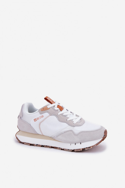 seemisnakhsed Valgus spordijalatsid Pealiste omad Big Star RR274235 HI-POLY SYSTEM beeži värvi seemisnakhsed Valgus spordijalatsid Pealiste omad Big Star RR274235 HI-POLY SYSTEM beeži värvi