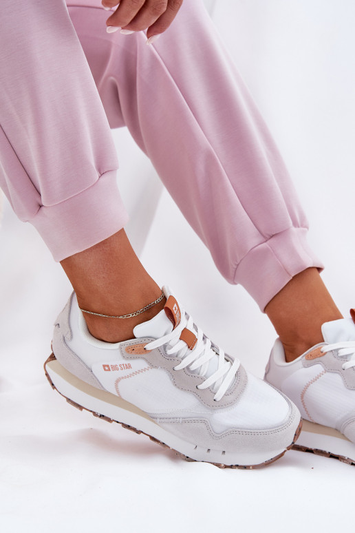 seemisnakhsed Valgus spordijalatsid Pealiste omad Big Star RR274235 HI-POLY SYSTEM beeži värvi seemisnakhsed Valgus spordijalatsid Pealiste omad Big Star RR274235 HI-POLY SYSTEM beeži värvi