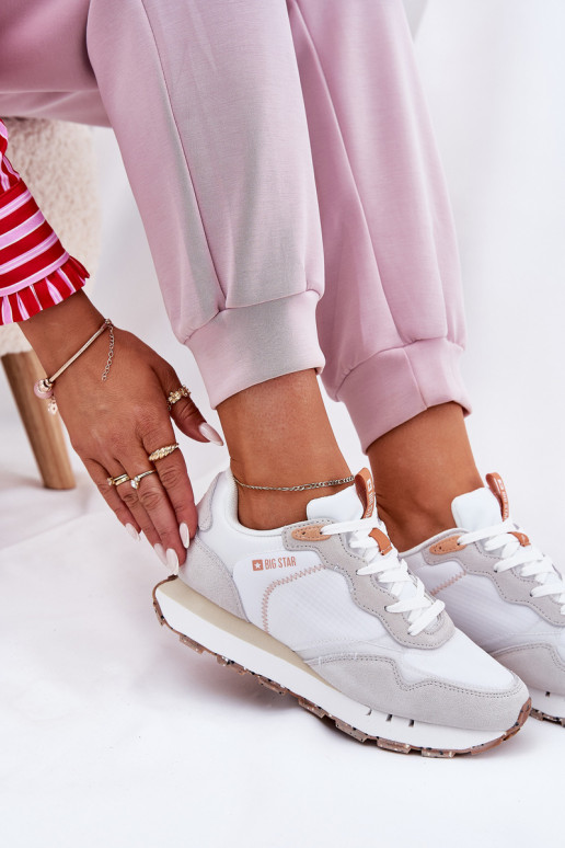 seemisnakhsed Valgus spordijalatsid Pealiste omad Big Star RR274235 HI-POLY SYSTEM beeži värvi seemisnakhsed Valgus spordijalatsid Pealiste omad Big Star RR274235 HI-POLY SYSTEM beeži värvi