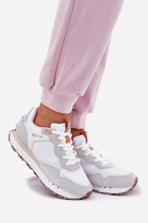 seemisnakhsed Valgus spordijalatsid Pealiste omad Big Star RR274235 HI-POLY SYSTEM beeži värvi seemisnakhsed Valgus spordijalatsid Pealiste omad Big Star RR274235 HI-POLY SYSTEM beeži värvi