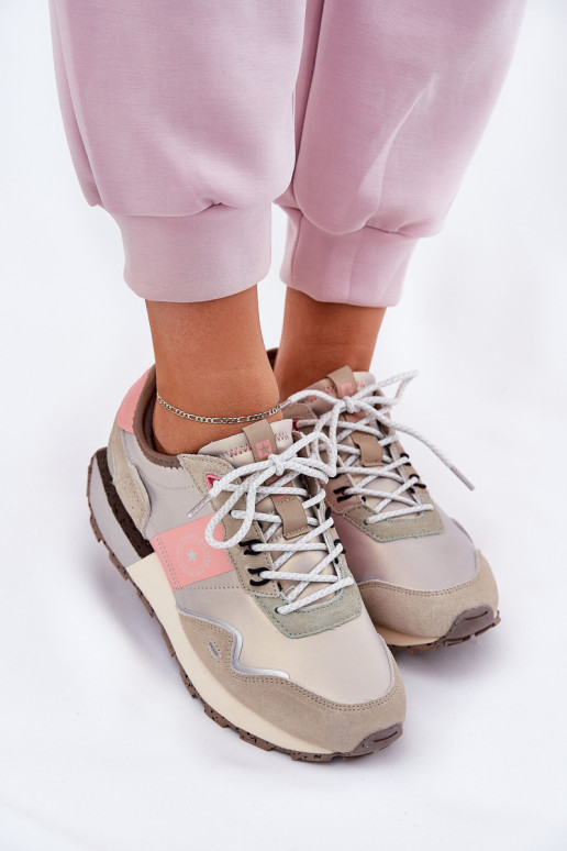 seemisnakhsed Sneakers tüüpi jalanõud Pealiste omad Big Star RR274243 HI-POLY SYSTEM Halli värvi-Tumeroosad värvi seemisnakhsed Sneakers tüüpi jalanõud Pealiste omad Big Star RR274243 HI-POLY SYSTEM Halli värvi-Tumeroosad värvi