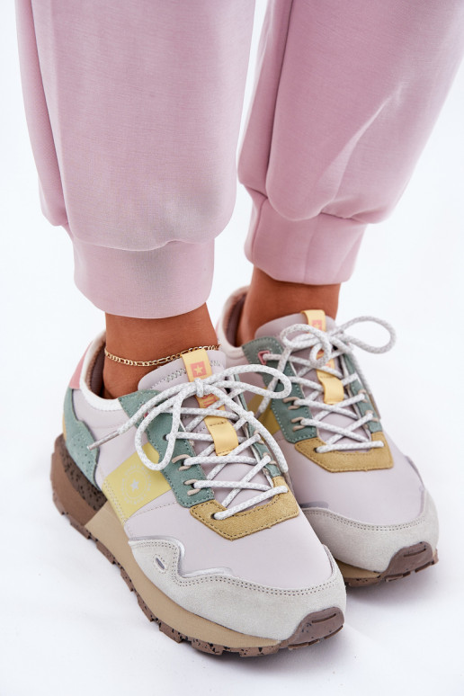 seemisnakhsed Sneakers tüüpi jalanõud Pealiste omad Big Star RR274244 HI-POLY SYSTEM Halli värvi-Kollased seemisnakhsed Sneakers tüüpi jalanõud Pealiste omad Big Star RR274244 HI-POLY SYSTEM Halli värvi-Kollased