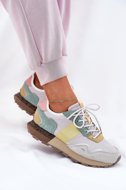 seemisnakhsed Sneakers tüüpi jalanõud Pealiste omad Big Star RR274244 HI-POLY SYSTEM Halli värvi-Kollased seemisnakhsed Sneakers tüüpi jalanõud Pealiste omad Big Star RR274244 HI-POLY SYSTEM Halli värvi-Kollased