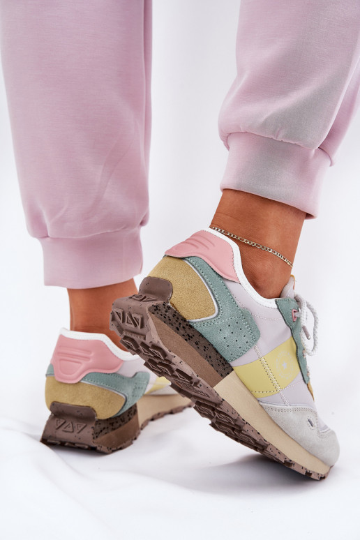 seemisnakhsed Sneakers tüüpi jalanõud Pealiste omad Big Star RR274244 HI-POLY SYSTEM Halli värvi-Kollased seemisnakhsed Sneakers tüüpi jalanõud Pealiste omad Big Star RR274244 HI-POLY SYSTEM Halli värvi-Kollased