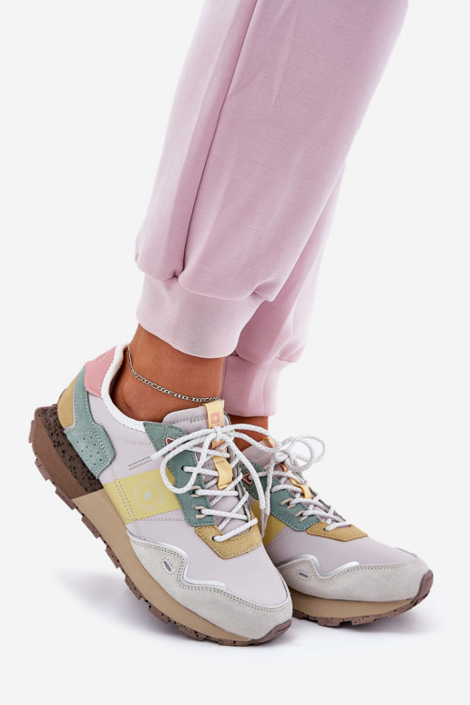 seemisnakhsed Sneakers tüüpi jalanõud Pealiste omad Big Star RR274244 HI-POLY SYSTEM Halli värvi-Kollased seemisnakhsed Sneakers tüüpi jalanõud Pealiste omad Big Star RR274244 HI-POLY SYSTEM Halli värvi-Kollased