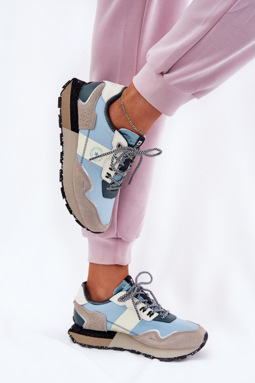 seemisnakhsed Sneakers tüüpi jalanõud Pealiste omad Big Star RR274245 HI-POLY SYSTEM Halli värvi-Sinist värvi seemisnakhsed Sneakers tüüpi jalanõud Pealiste omad Big Star RR274245 HI-POLY SYSTEM Halli värvi-Sinist värvi