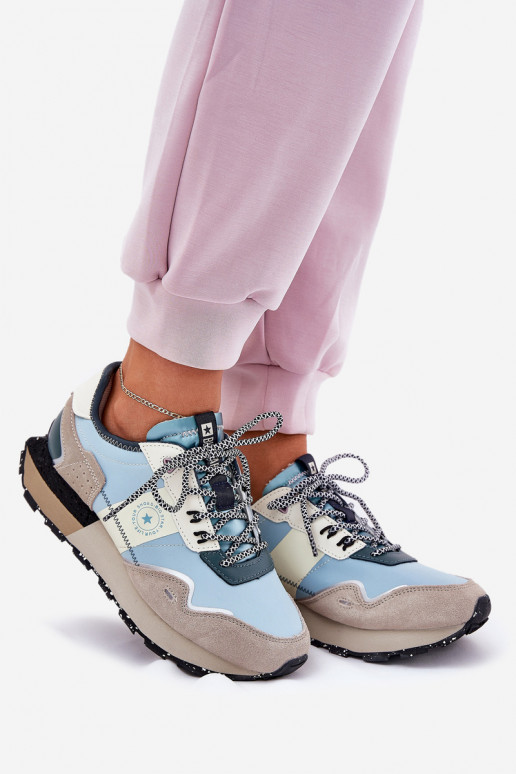 seemisnakhsed Sneakers tüüpi jalanõud Pealiste omad Big Star RR274245 HI-POLY SYSTEM Halli värvi-Sinist värvi seemisnakhsed Sneakers tüüpi jalanõud Pealiste omad Big Star RR274245 HI-POLY SYSTEM Halli värvi-Sinist värvi