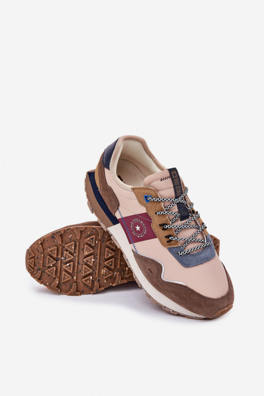 seemisnakhsed Sneakers tüüpi jalanõud meeste omad platvormiga Big Star RR174475 Hi-Poly System beeži värvi seemisnakhsed Sneakers tüüpi jalanõud meeste omad platvormiga Big Star RR174475 Hi-Poly System beeži värvi