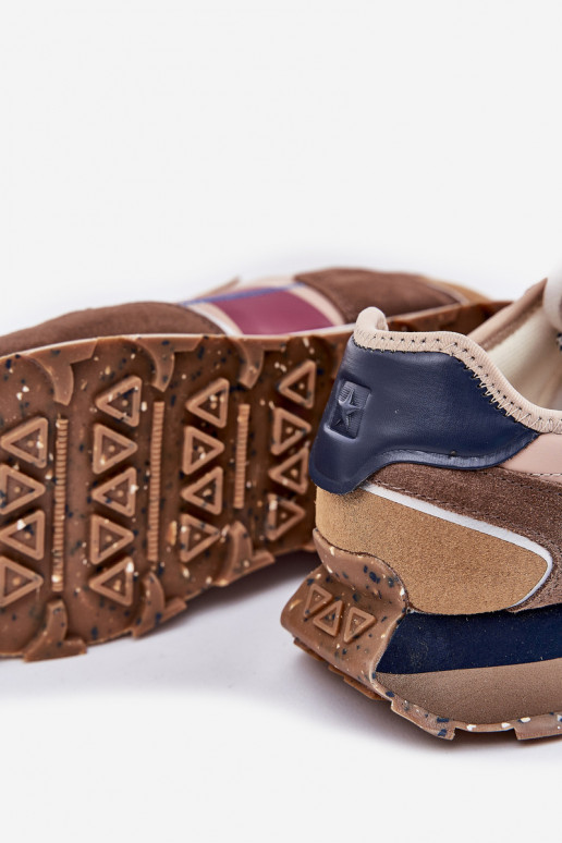 seemisnakhsed Sneakers tüüpi jalanõud meeste omad platvormiga Big Star RR174475 Hi-Poly System beeži värvi seemisnakhsed Sneakers tüüpi jalanõud meeste omad platvormiga Big Star RR174475 Hi-Poly System beeži värvi