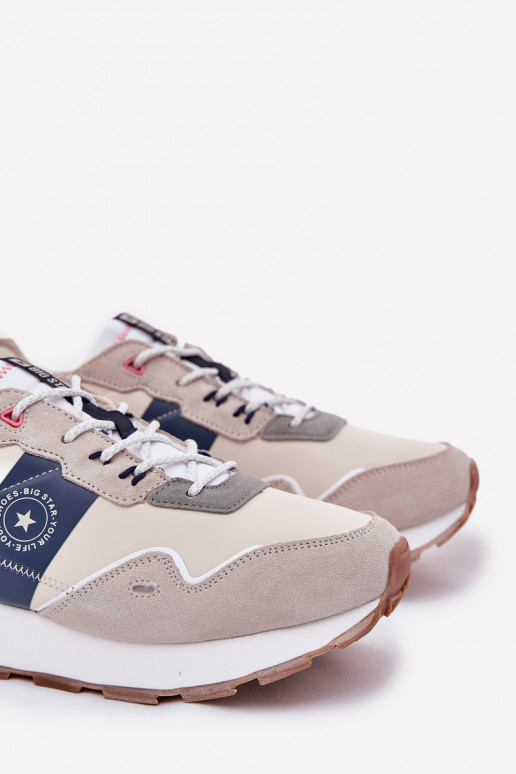 seemisnakhsed Sneakers tüüpi jalanõud meeste omad platvormiga Big Star RR174471 Hi-Poly System Halli värvi seemisnakhsed Sneakers tüüpi jalanõud meeste omad platvormiga Big Star RR174471 Hi-Poly System Halli värvi