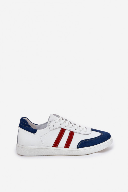 Zazoo N1068 Pealhk Sellel ondal Sneakers tüüpi jalanõud Pealiste omad Valget-tumesinist värvi Zazoo N1068 Pealhk Sellel ondal Sneakers tüüpi jalanõud Pealiste omad Valget-tumesinist värvi