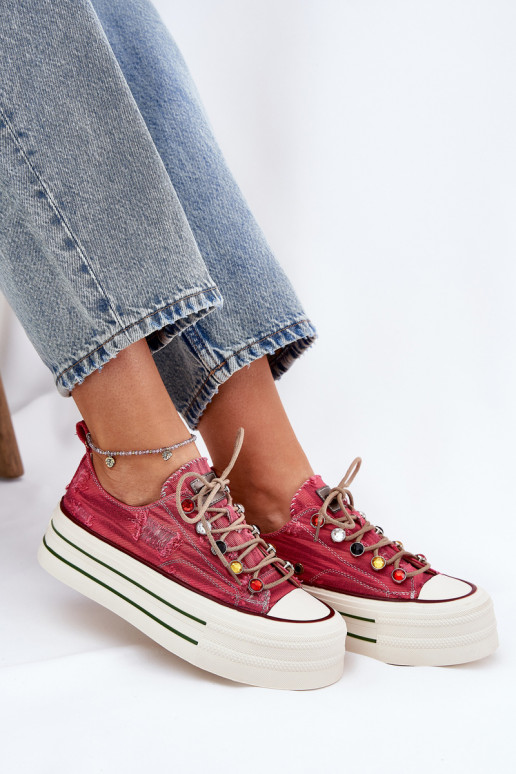 naiste saapad platvormiga GOE RR2N4104 runased naiste saapad platvormiga GOE RR2N4104 runased