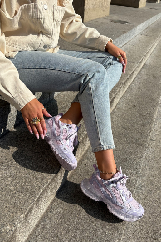 Pealhk Sneakers tüüpi jalanõud Pealiste omad GOE RR2N4081 Violetne värv Pealhk Sneakers tüüpi jalanõud Pealiste omad GOE RR2N4081 Violetne värv