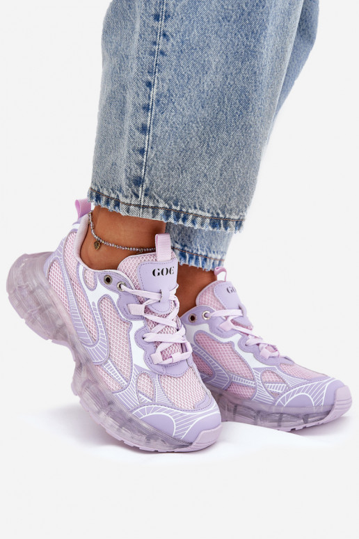 Pealhk Sneakers tüüpi jalanõud Pealiste omad GOE RR2N4081 Violetne värv Pealhk Sneakers tüüpi jalanõud Pealiste omad GOE RR2N4081 Violetne värv