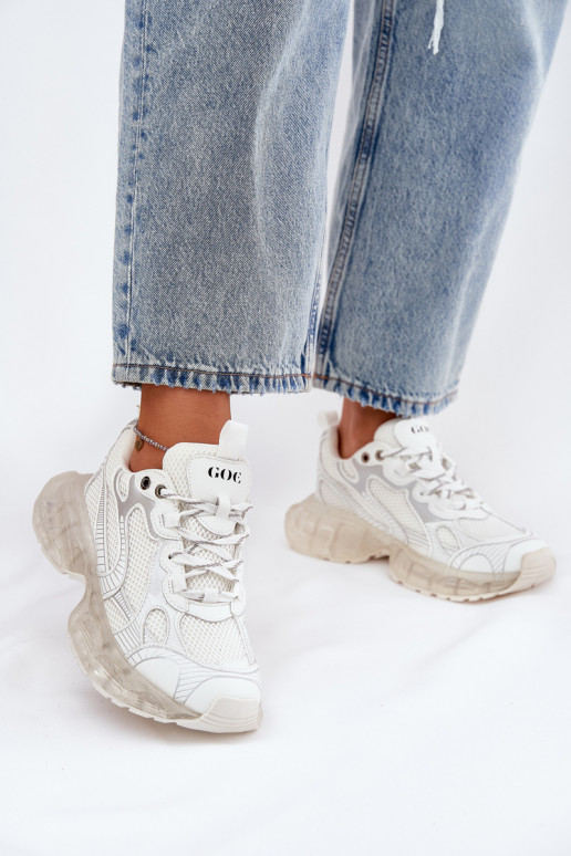 Pealhk Sneakers tüüpi jalanõud Pealiste omad GOE RR2N4083 beeži värvi