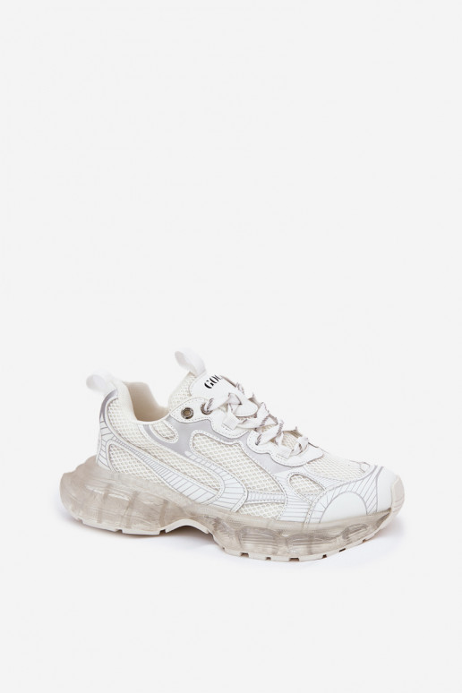 Pealhk Sneakers tüüpi jalanõud Pealiste omad GOE RR2N4083 beeži värvi