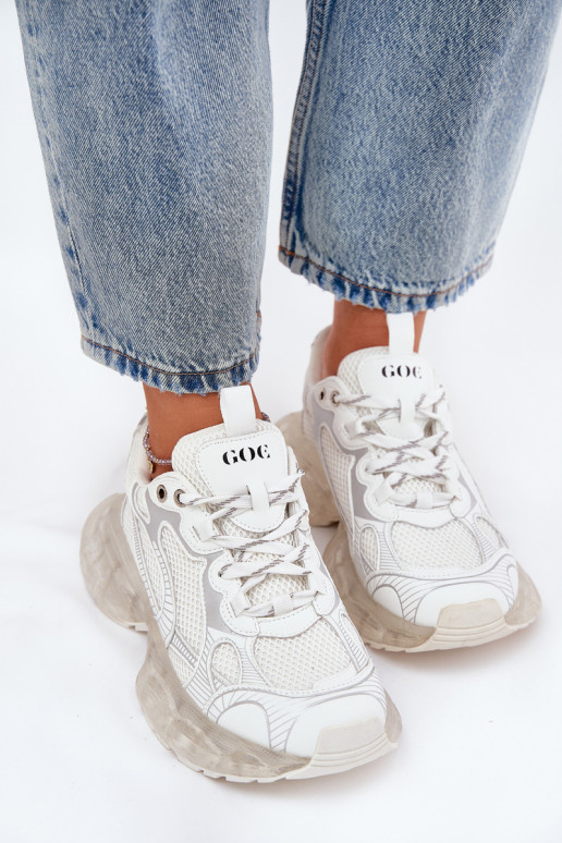 Pealhk Sneakers tüüpi jalanõud Pealiste omad GOE RR2N4083 beeži värvi