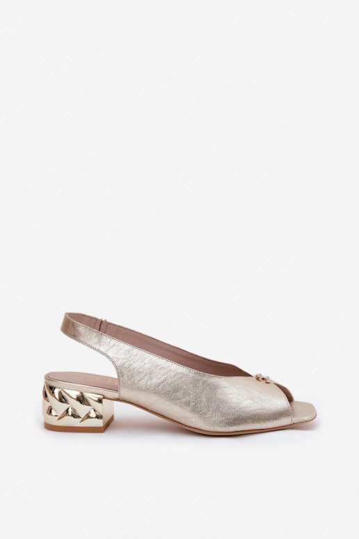 Pealhk Elegantsed Pealistesandaalid CheBello 4724 Kuldset värvi