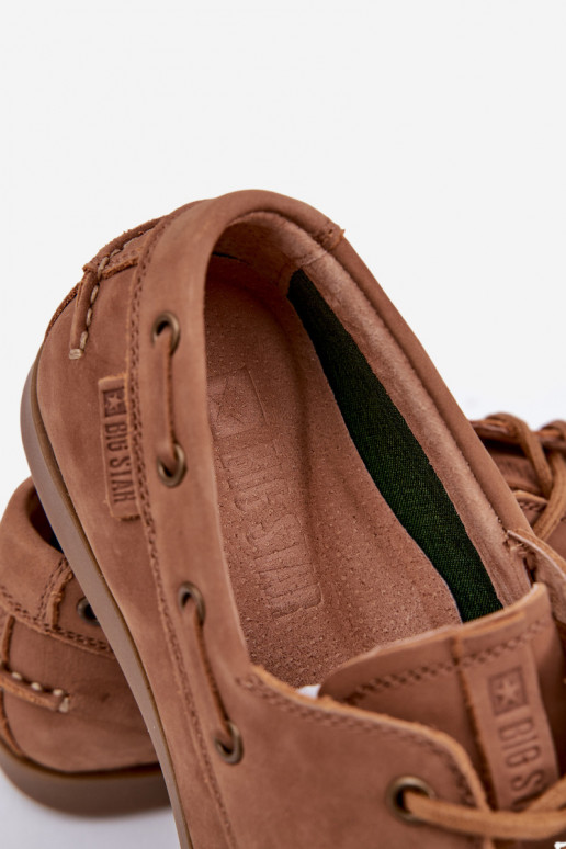 Pealhk Mokassiinid meeste omad Big Star RR174162 pruunid värvi