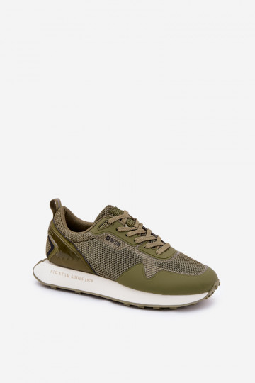 Meeste sportlikud jalanõud platvormiga Big Star RR174360 Hi-Poly System khaki värvi