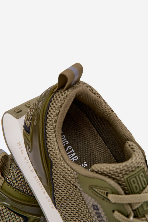 Sneakers tüüpi jalanõud meeste omad platvormiga Big Star RR174360 Hi-Poly System Khakivärvi Sneakers tüüpi jalanõud meeste omad platvormiga Big Star RR174360 Hi-Poly System Khakivärvi