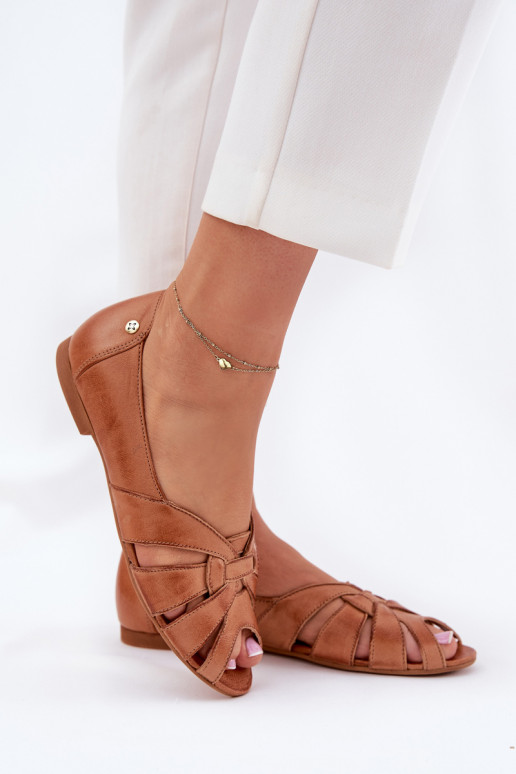 BaleriinadOdkrytymi Palcami Sellel onciejka 06908-29/001-1 pruunid värvi