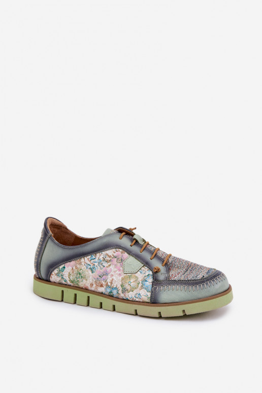 Pealhk jalatsid Pealiste omad Mustriline Sellel onciejka 06784-09 Rohelist värvi