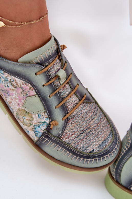 Pealhk jalatsid Pealiste omad Mustriline Sellel onciejka 06784-09 Rohelist värvi