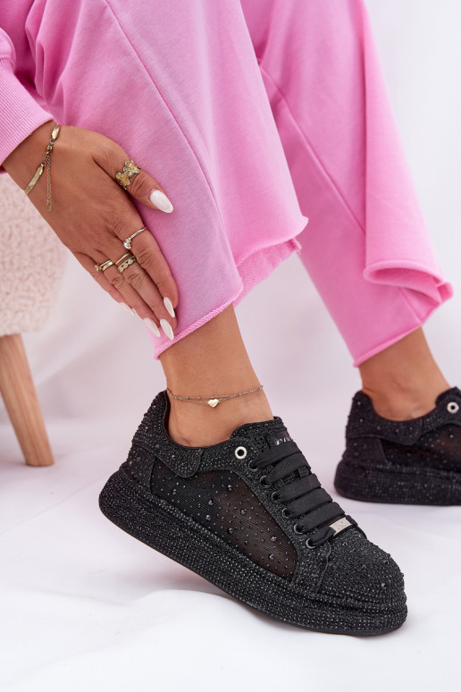 Kaunistustega Sneakers tüüpi jalanõud platvormiga GOE NN2N4021 msuud