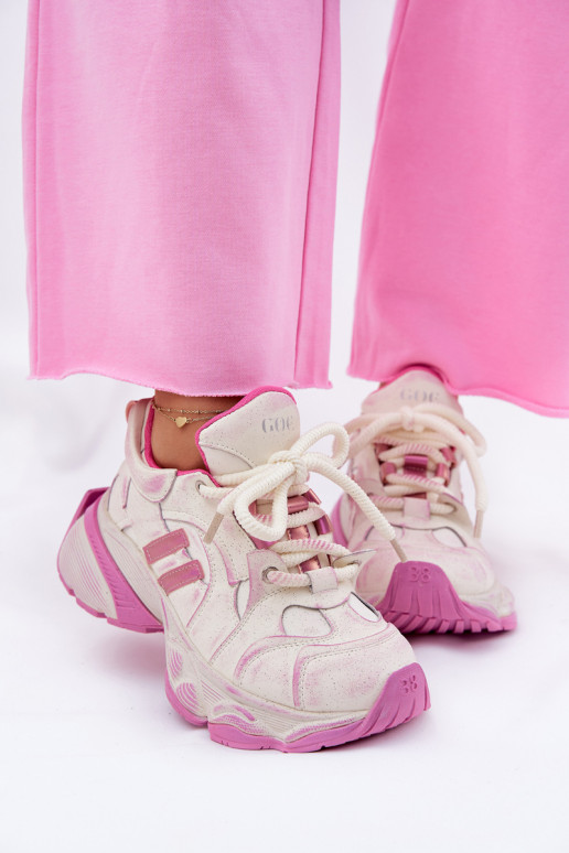 Pealhk Sneakers tüüpi jalanõud Pealiste omad GOE RR2N4038 Tumeroosad värvi Pealhk Sneakers tüüpi jalanõud Pealiste omad GOE RR2N4038 Tumeroosad värvi