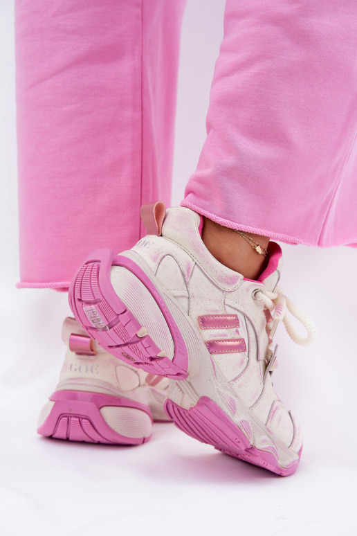 Pealhk Sneakers tüüpi jalanõud Pealiste omad GOE RR2N4038 Tumeroosad värvi Pealhk Sneakers tüüpi jalanõud Pealiste omad GOE RR2N4038 Tumeroosad värvi