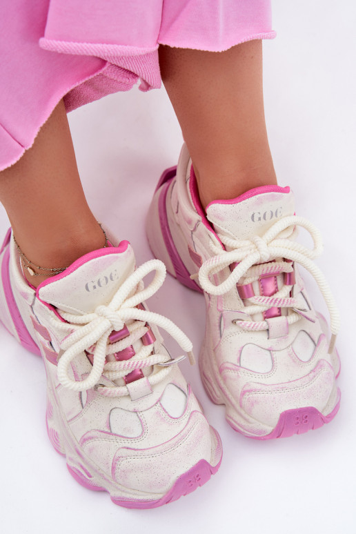 Pealhk Sneakers tüüpi jalanõud Pealiste omad GOE RR2N4038 Tumeroosad värvi Pealhk Sneakers tüüpi jalanõud Pealiste omad GOE RR2N4038 Tumeroosad värvi