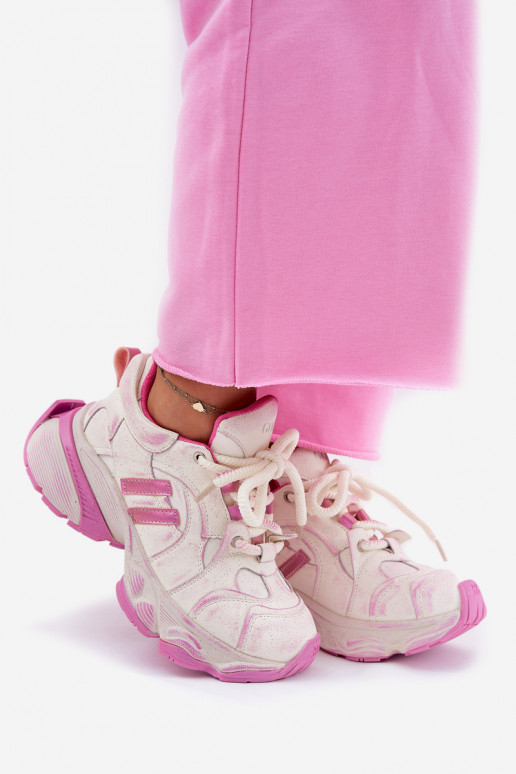 Pealhk Sneakers tüüpi jalanõud Pealiste omad GOE RR2N4038 Tumeroosad värvi Pealhk Sneakers tüüpi jalanõud Pealiste omad GOE RR2N4038 Tumeroosad värvi