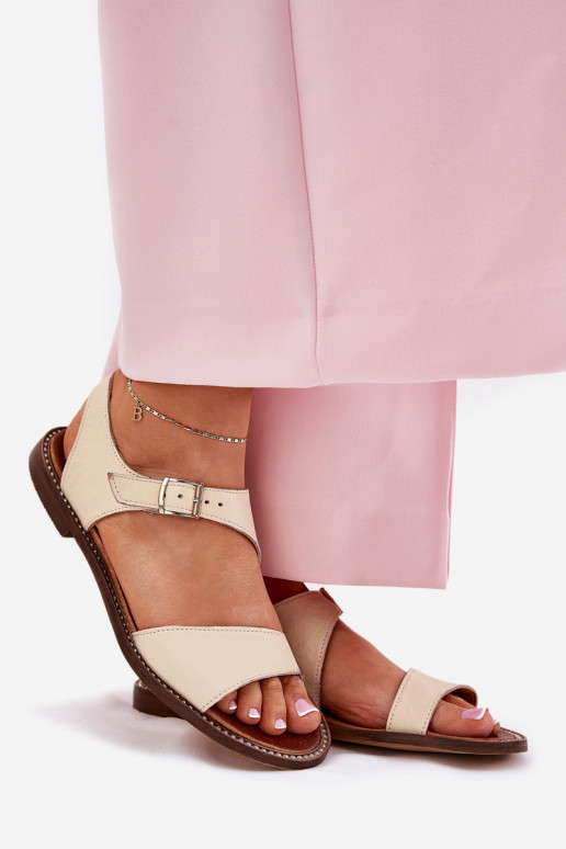 Pealhk Sellel ondalad sandaalid Zazoo 3014 beeži värvi Pealhk Sellel ondalad sandaalid Zazoo 3014 beeži värvi
