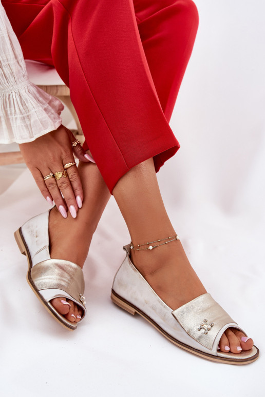 Pealhk Elegantsed BaleriinadOdkrytymi Palcami Zazoo 1865 Kuldset värvi Przecierany Pealhk Elegantsed BaleriinadOdkrytymi Palcami Zazoo 1865 Kuldset värvi Przecierany