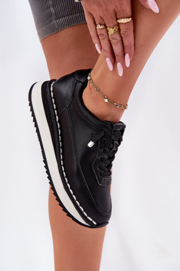 Pealhk Sneakers tüüpi jalanõud Pealiste omad platvormiga Big Star RR274A335 msuud 2