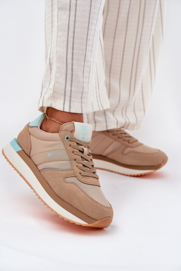 seemisnakhsed Sneakers tüüpi jalanõud Pealiste omad Big Star RR274A048 HI-POLY SYSTEM beeži värvi 2